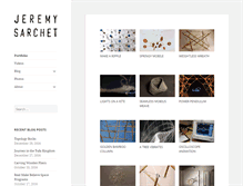 Tablet Screenshot of jeremysarchet.com